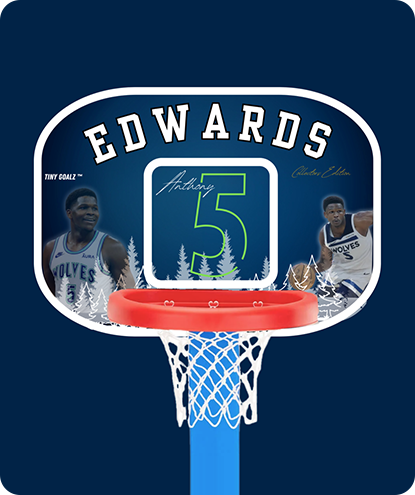 Tiny Goalz 3 personalized basketball hoop