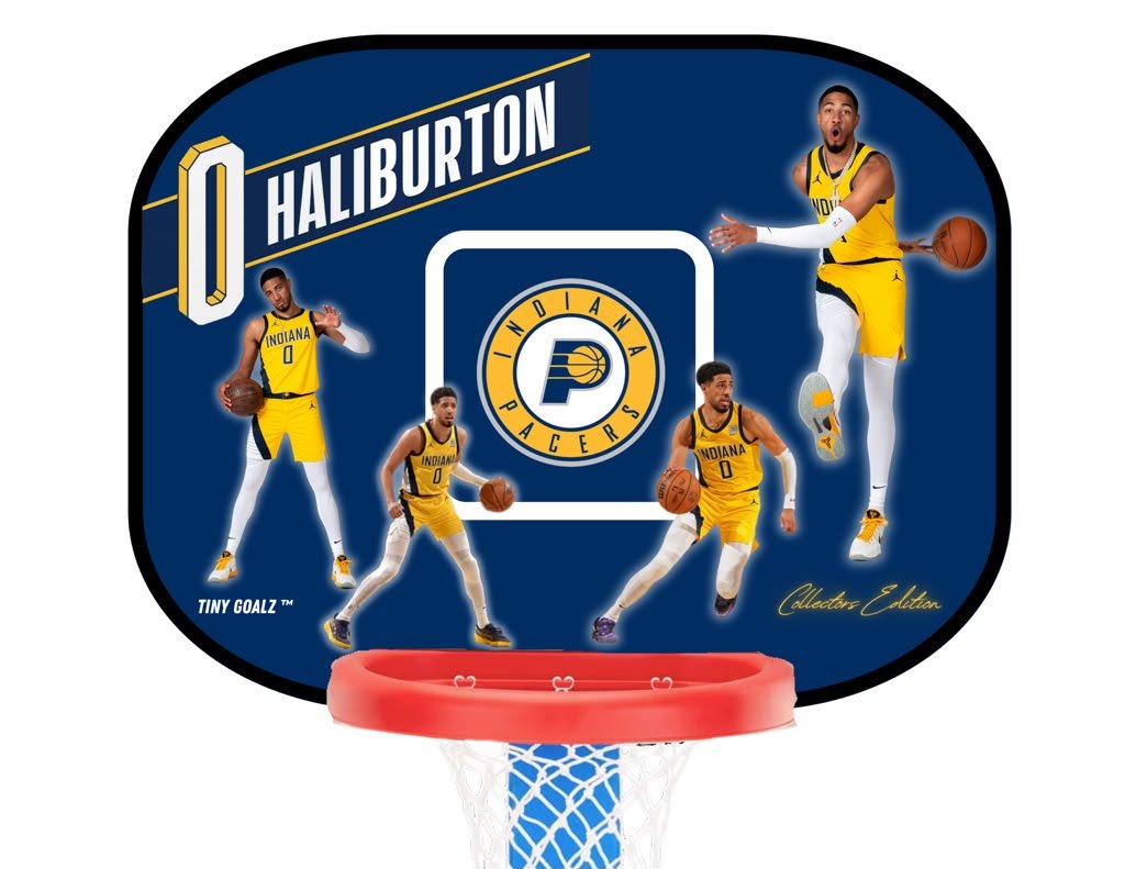 Tyrese Haliburton personalized basketball hoop
