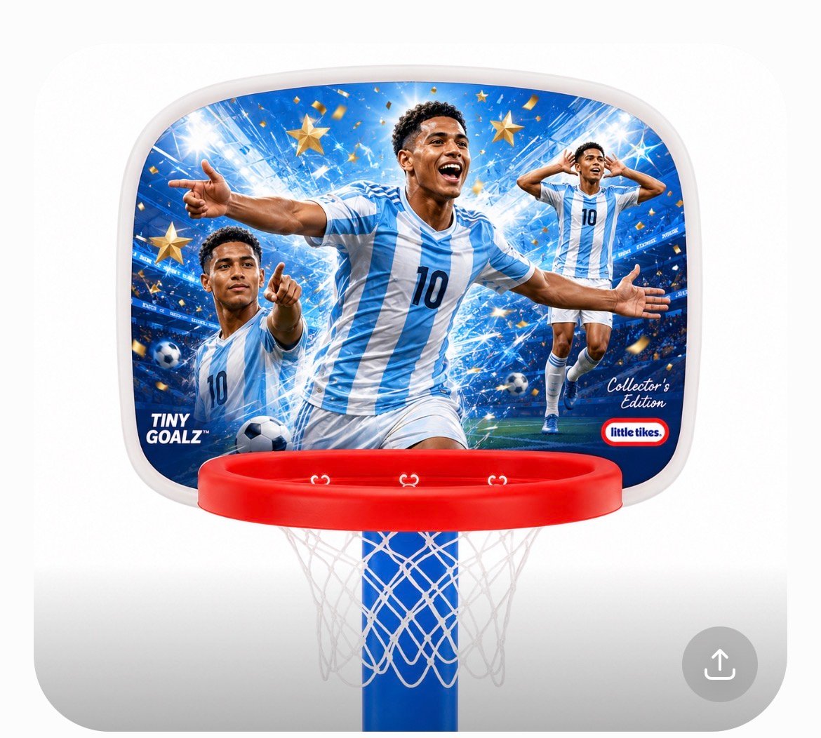 World Cup Sample personalized basketball hoop